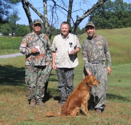 beau in hunting gear