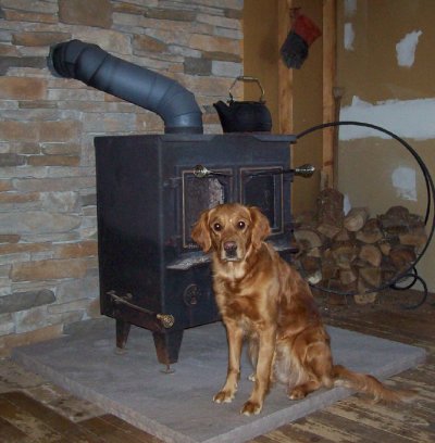 Halleigh by the stove