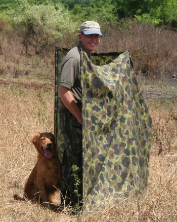 Penny at the blind