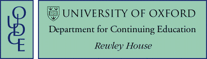 University of Oxford Department for Continuing Education: Rewley House